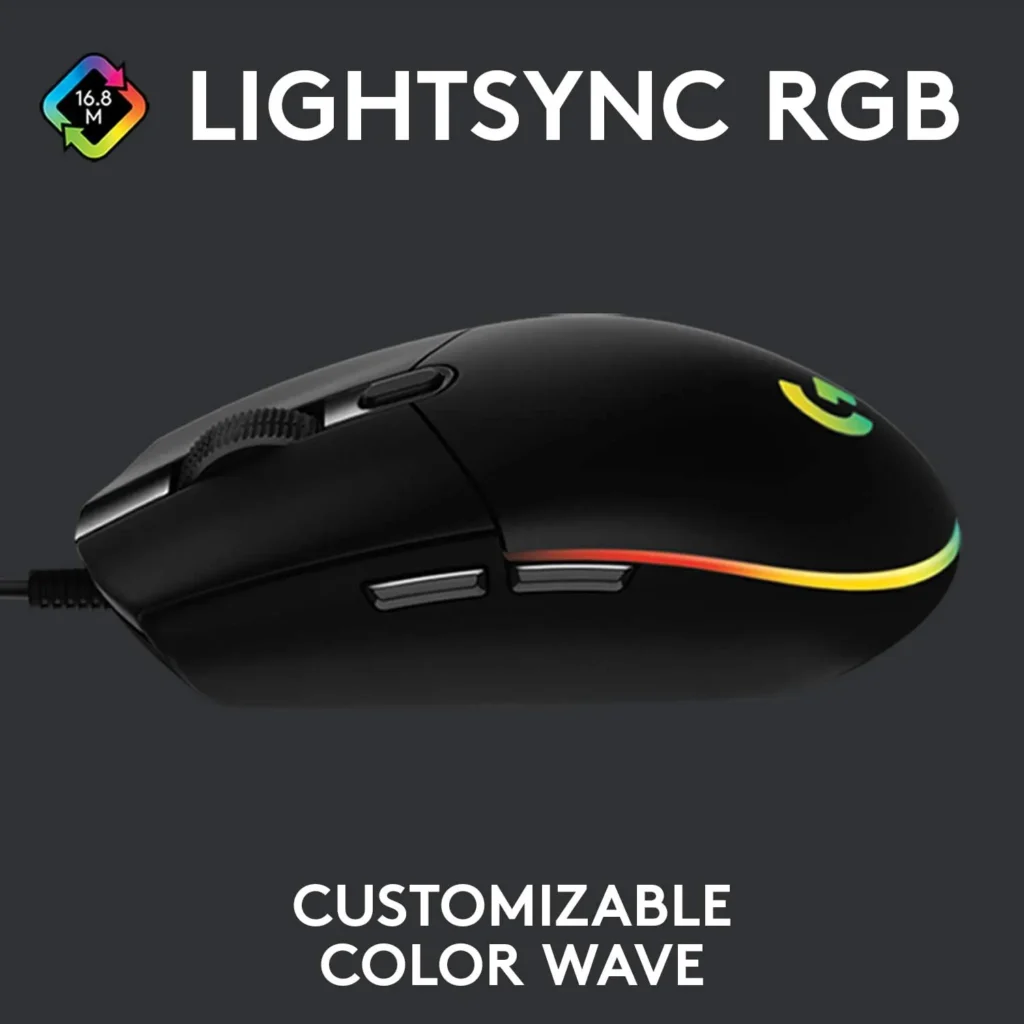 Logitech G203 Lightsync mouse 